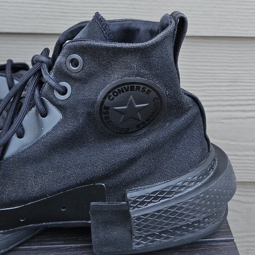 Converse CX Disrupt I Am The Soloist High Top Shoes Black Canvas Mens Size 9.5